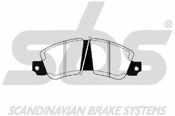 SBS 1501223910 Brake Pad Set, disc brake 1501223910