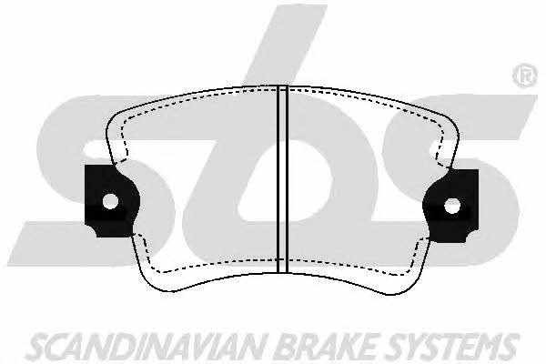 SBS 1501223913 Brake Pad Set, disc brake 1501223913