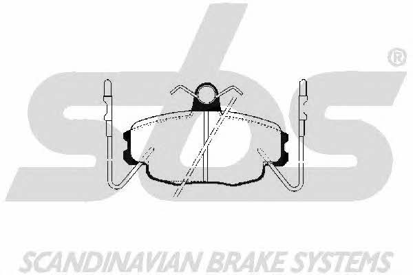 SBS 1501223915 Brake Pad Set, disc brake 1501223915
