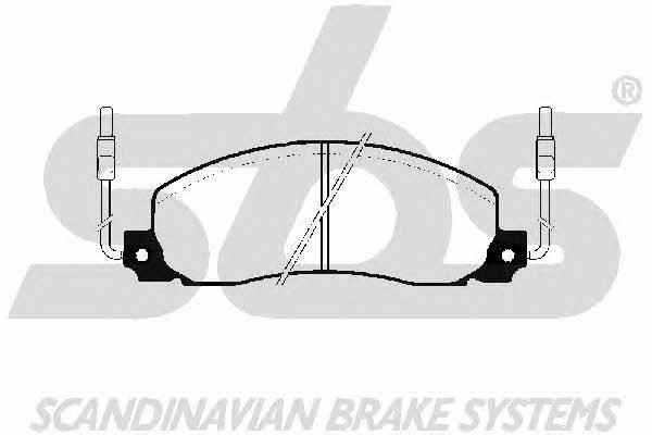 SBS 1501223919 Brake Pad Set, disc brake 1501223919