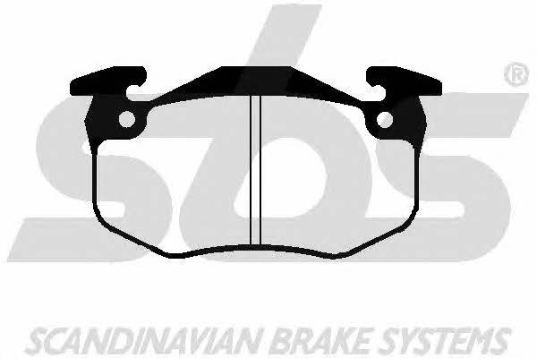 SBS 1501223924 Brake Pad Set, disc brake 1501223924