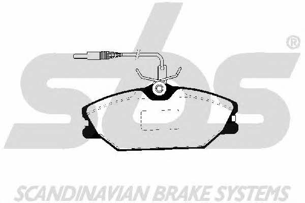 SBS 1501223925 Brake Pad Set, disc brake 1501223925