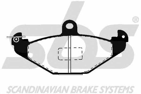 SBS 1501223926 Brake Pad Set, disc brake 1501223926