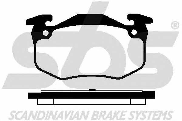 SBS 1501223928 Brake Pad Set, disc brake 1501223928