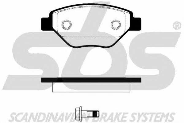 SBS 1501223952 Brake Pad Set, disc brake 1501223952