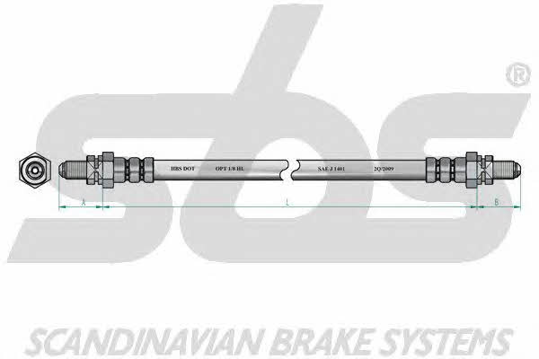 SBS 1330852567 Brake Hose 1330852567