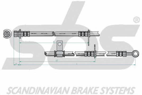 SBS 1330852655 Brake Hose 1330852655