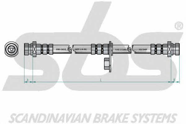 SBS 1330853049 Brake Hose 1330853049