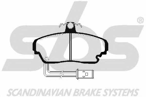 SBS 1501224002 Brake Pad Set, disc brake 1501224002