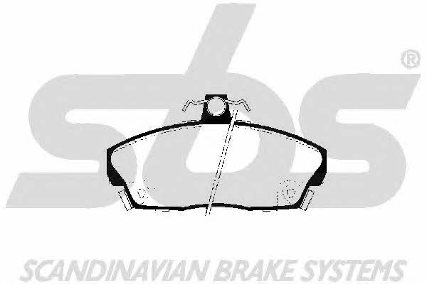 SBS 1501224009 Brake Pad Set, disc brake 1501224009