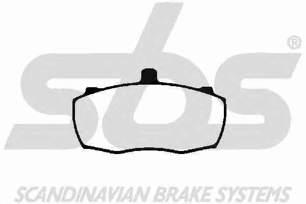 SBS 1501224010 Brake Pad Set, disc brake 1501224010