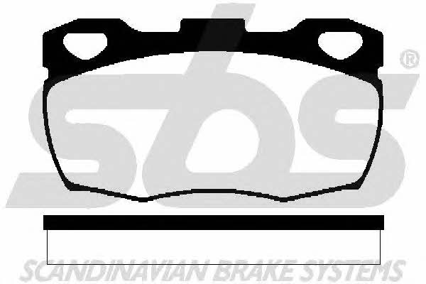 SBS 1501224018 Brake Pad Set, disc brake 1501224018