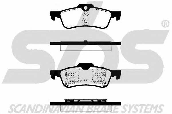 SBS 1501224021 Brake Pad Set, disc brake 1501224021