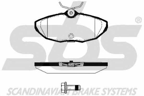 SBS 1501224027 Brake Pad Set, disc brake 1501224027