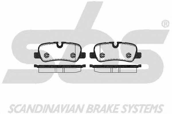 SBS 1501224031 Brake Pad Set, disc brake 1501224031