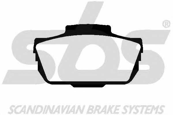 SBS 1501224101 Brake Pad Set, disc brake 1501224101