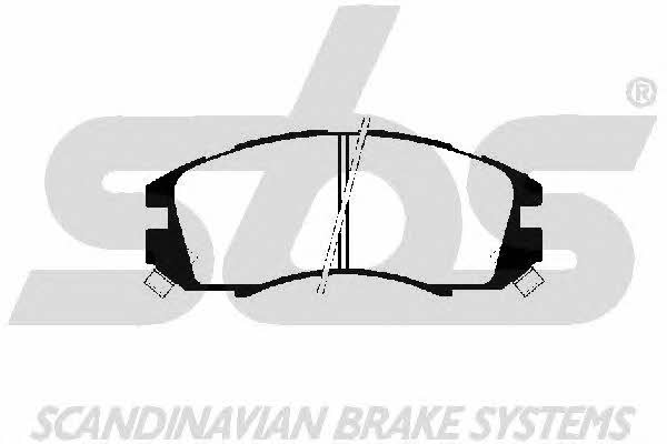SBS 1501224406 Brake Pad Set, disc brake 1501224406