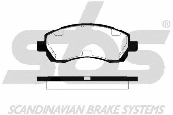 SBS 1501224409 Brake Pad Set, disc brake 1501224409
