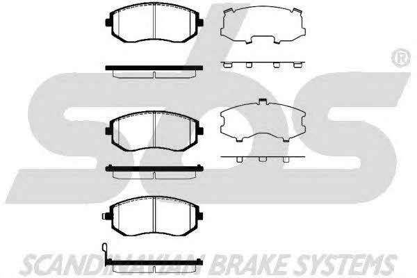 SBS 1501224413 Brake Pad Set, disc brake 1501224413