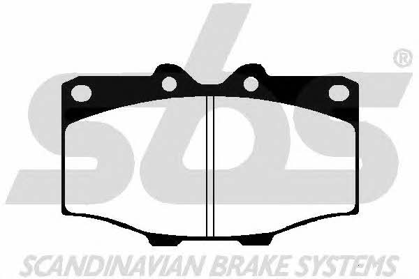 SBS 1501224509 Brake Pad Set, disc brake 1501224509
