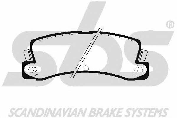 SBS 1501224517 Brake Pad Set, disc brake 1501224517