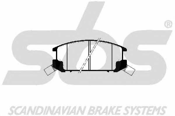 SBS 1501224531 Brake Pad Set, disc brake 1501224531