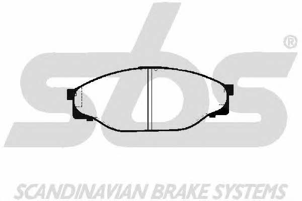 SBS 1501224533 Brake Pad Set, disc brake 1501224533