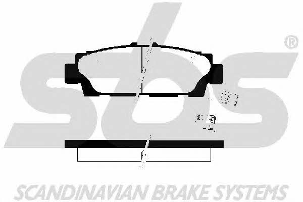 SBS 1501224537 Brake Pad Set, disc brake 1501224537