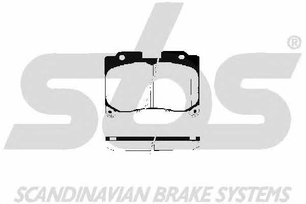 SBS 1501224540 Brake Pad Set, disc brake 1501224540