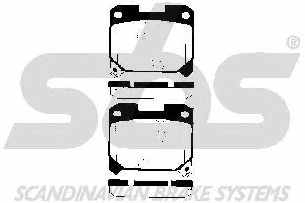 SBS 1501224541 Brake Pad Set, disc brake 1501224541