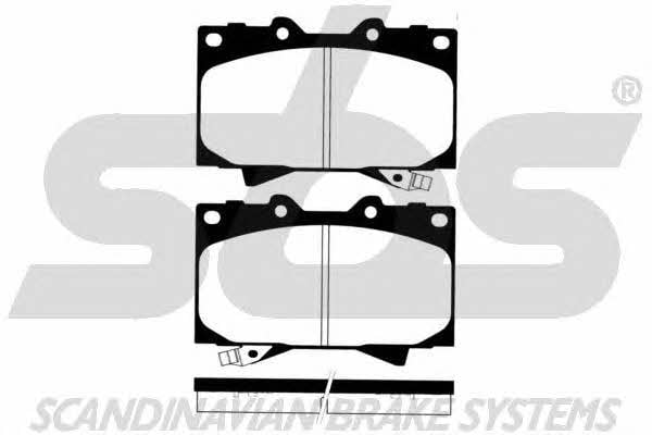 SBS 1501224548 Brake Pad Set, disc brake 1501224548