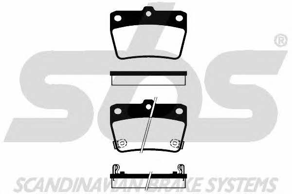 SBS 1501224556 Brake Pad Set, disc brake 1501224556