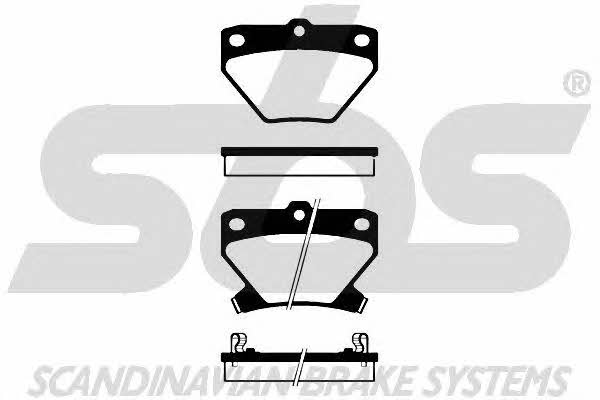 SBS 1501224557 Brake Pad Set, disc brake 1501224557