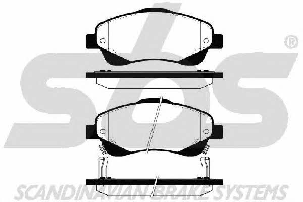 SBS 1501224562 Brake Pad Set, disc brake 1501224562