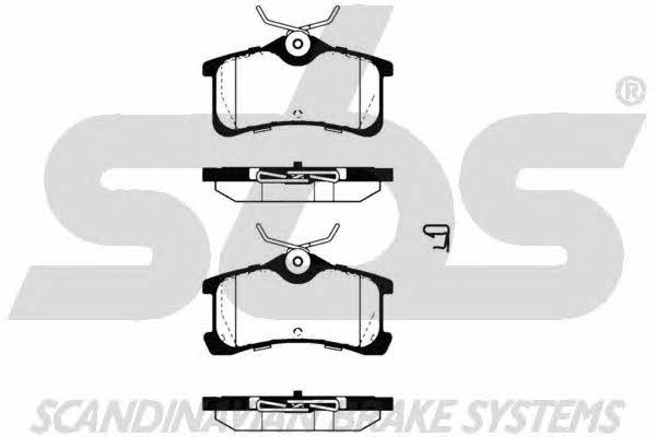SBS 1501224564 Brake Pad Set, disc brake 1501224564