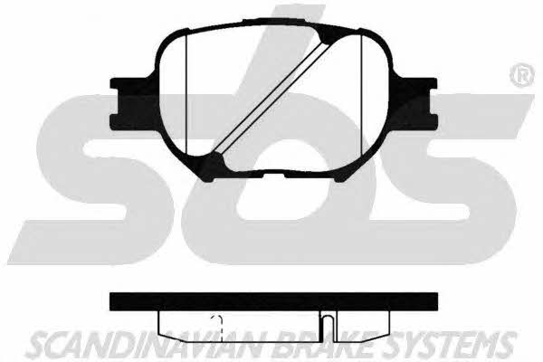 SBS 1501224567 Brake Pad Set, disc brake 1501224567