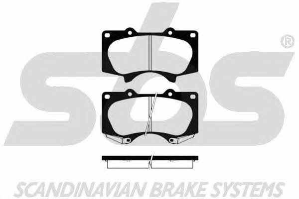 SBS 1501224569 Brake Pad Set, disc brake 1501224569