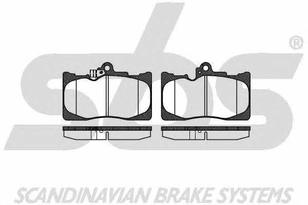 SBS 1501224573 Brake Pad Set, disc brake 1501224573