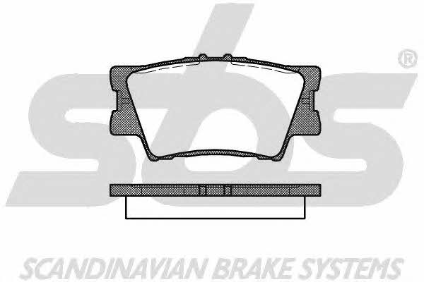 SBS 1501224577 Brake Pad Set, disc brake 1501224577