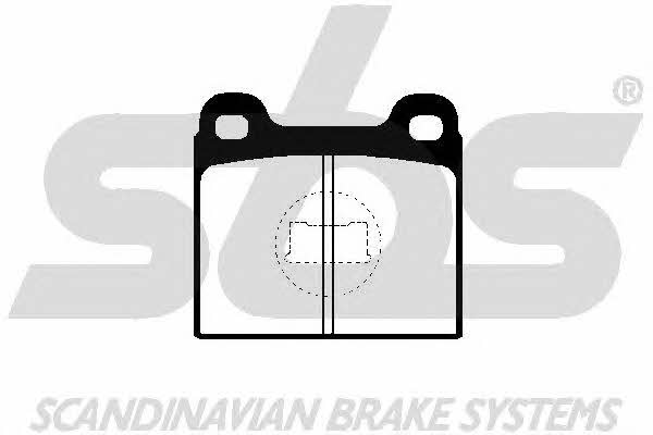 SBS 1501224705 Brake Pad Set, disc brake 1501224705