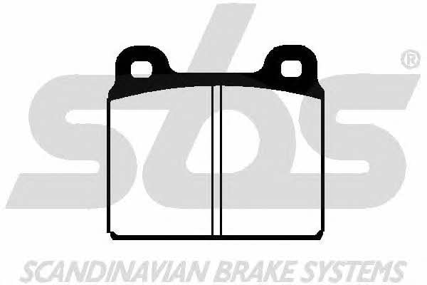 SBS 1501224706 Brake Pad Set, disc brake 1501224706