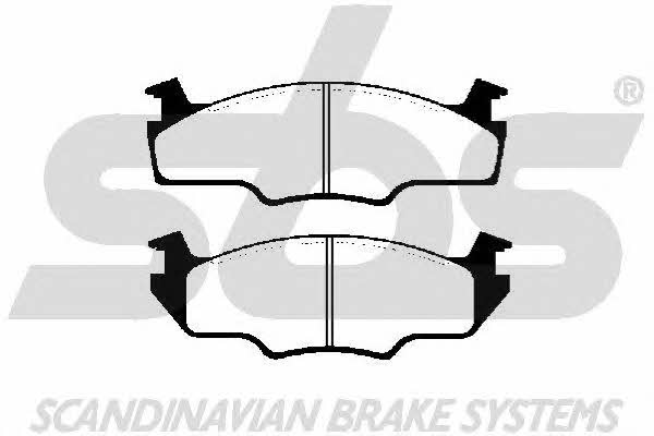SBS 1501224709 Brake Pad Set, disc brake 1501224709
