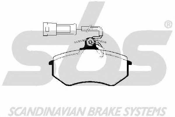 SBS 1501224711 Brake Pad Set, disc brake 1501224711