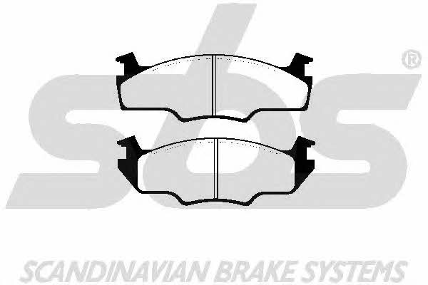 SBS 1501224713 Brake Pad Set, disc brake 1501224713