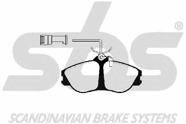 SBS 1501224722 Brake Pad Set, disc brake 1501224722