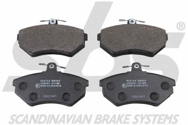 SBS 1501224725 Brake Pad Set, disc brake 1501224725