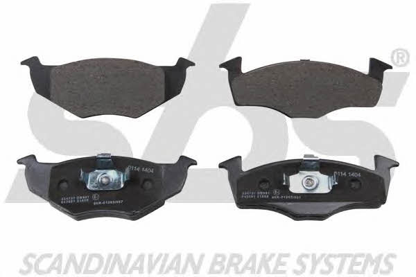 SBS 1501224737 Brake Pad Set, disc brake 1501224737