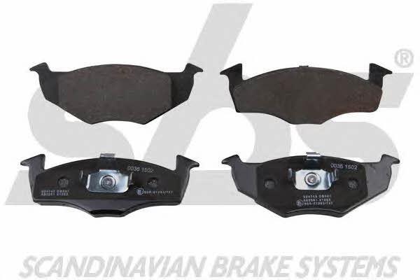 SBS 1501224743 Brake Pad Set, disc brake 1501224743