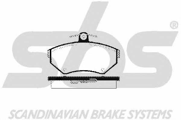 SBS 1501224746 Brake Pad Set, disc brake 1501224746