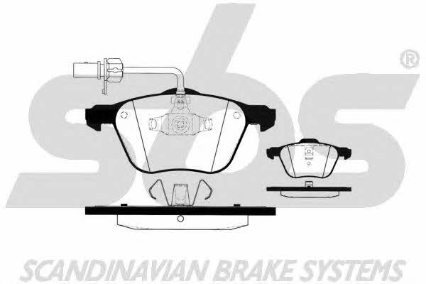 SBS 1501224754 Brake Pad Set, disc brake 1501224754